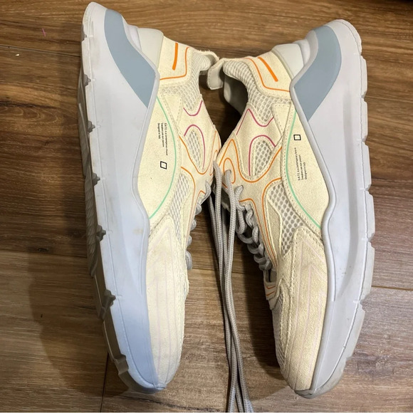 D.A.T.E Fuga Date Women's  Chunky Athletic Lace Up Sneakers Multicolor Size 8 - Picture 5 of 10